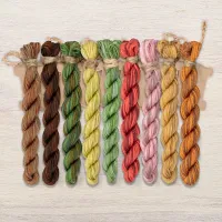 Набор ниток OwlForest для схемы «Жадная Жаба» (ПНК)