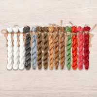 Набор ниток OwlForest для схемы «Пироги» (ПНК)