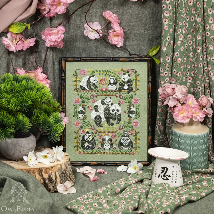 Электронная схема «Милые панды»