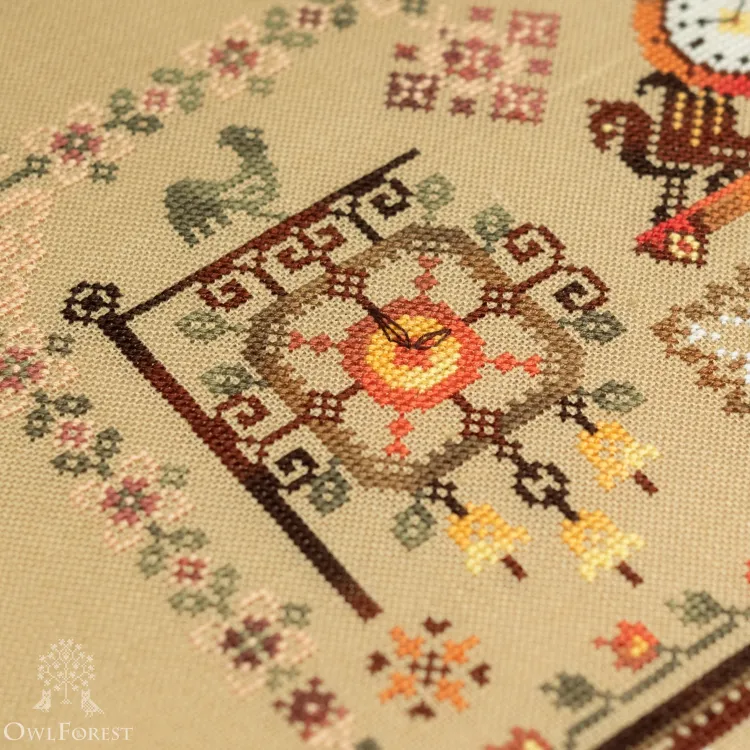 Электронная схема «Семплер с часами»