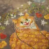 Схема для вышивания «Тыквенный кот» 