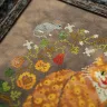 Схема для вышивания «Тыквенный кот» 