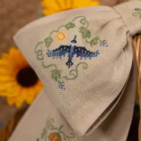 Схема для вышивания «Бант Тыквенный»