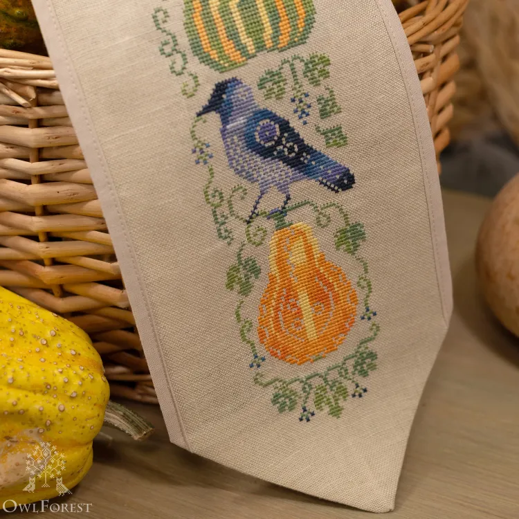 Схема для вышивания «Бант Тыквенный»