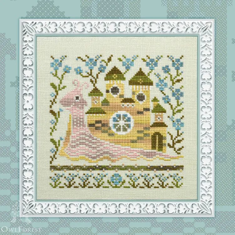 Набор для вышивания «Улиточные домики. Незабудки»