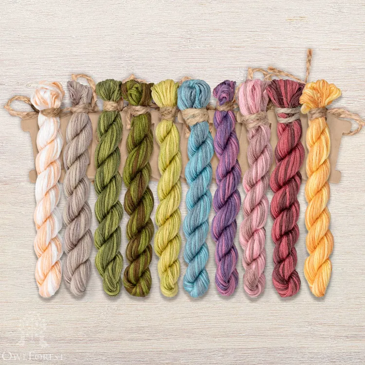 Набор ниток OwlForest для схемы «Весна-Красна» (ПНК) 