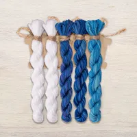 Набор ниток OwlForest для схемы «Снежный февраль» (DMC)