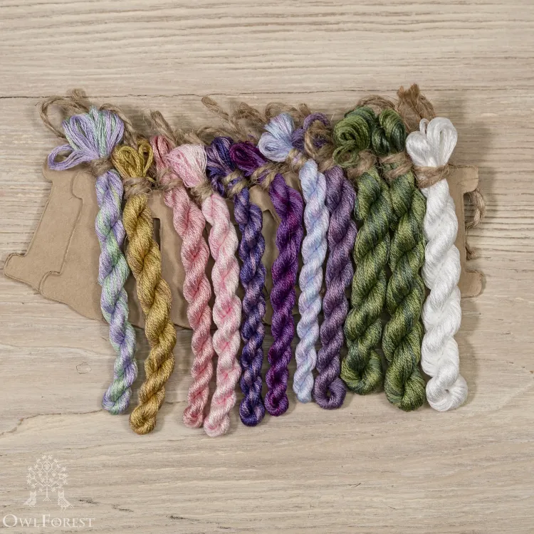 Набор для вышивания «Свидание в сиреневом саду»