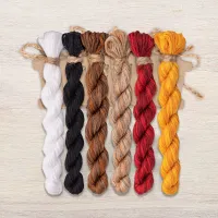 Набор ниток OwlForest для схемы «Портрет Правителя» (DMC)