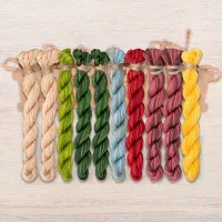 Набор ниток OwlForest для схемы «Театр «Вёшенки»  (ПНК)