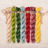 Набор ниток OwlForest для схемы «Театр «Вёшенки»  (ПНК)