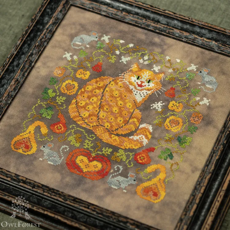 Электронная схема «Тыквенный кот»