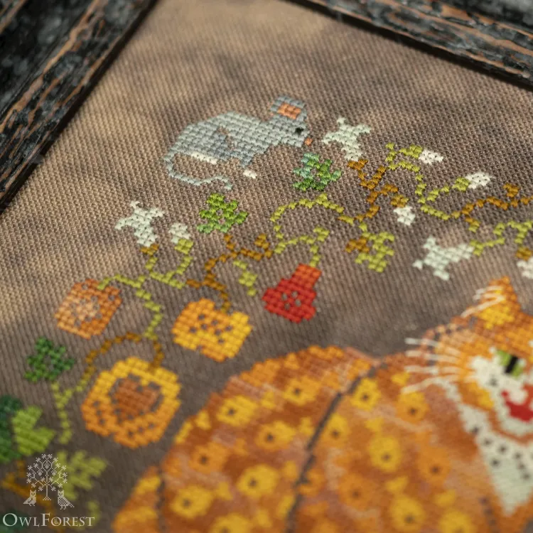 Электронная схема «Тыквенный кот»