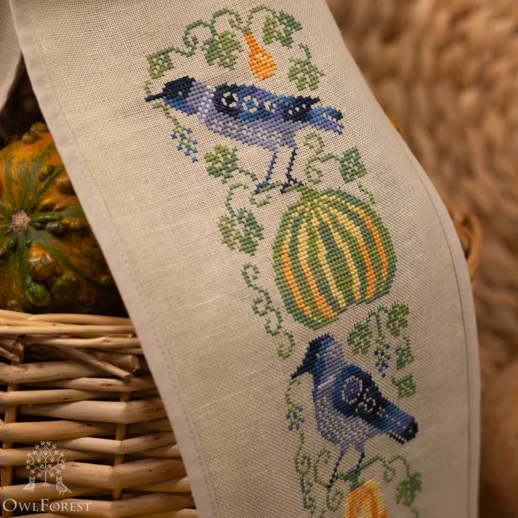 Электронная схема «Бант Тыквенный»