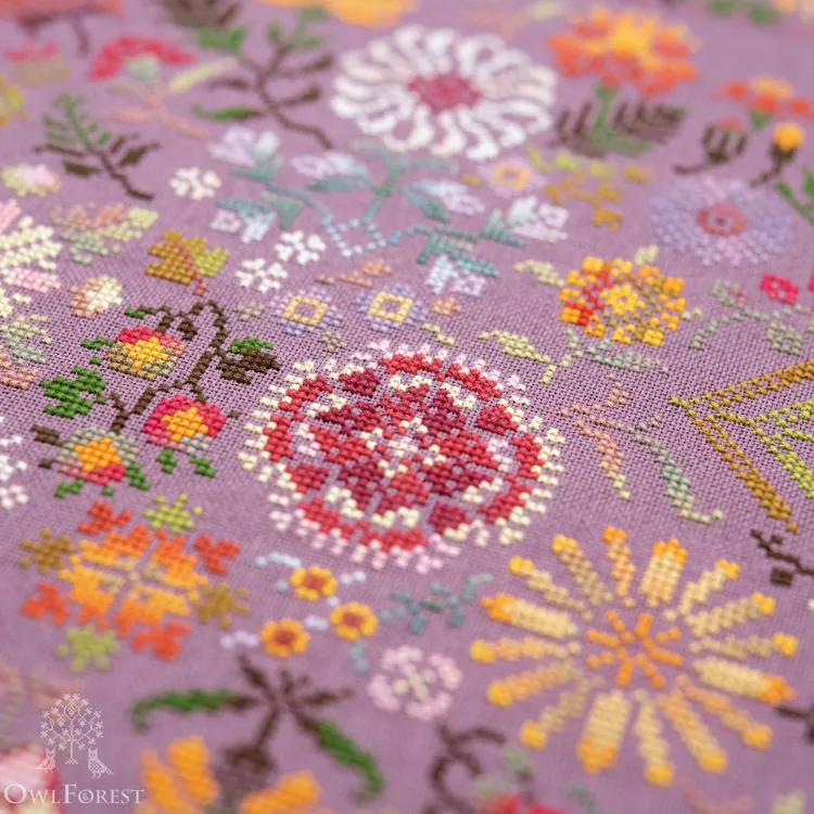 Электронная схема «Осенние цветы»