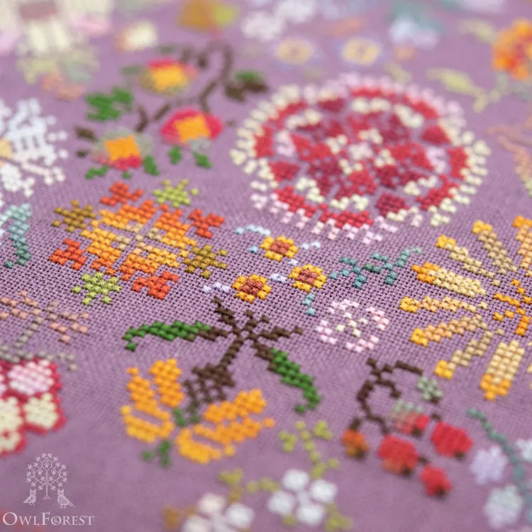 Электронная схема «Осенние цветы»