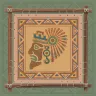 Печатная схема  для вышивания «Индейские мотивы. Индеец» 5 цветов