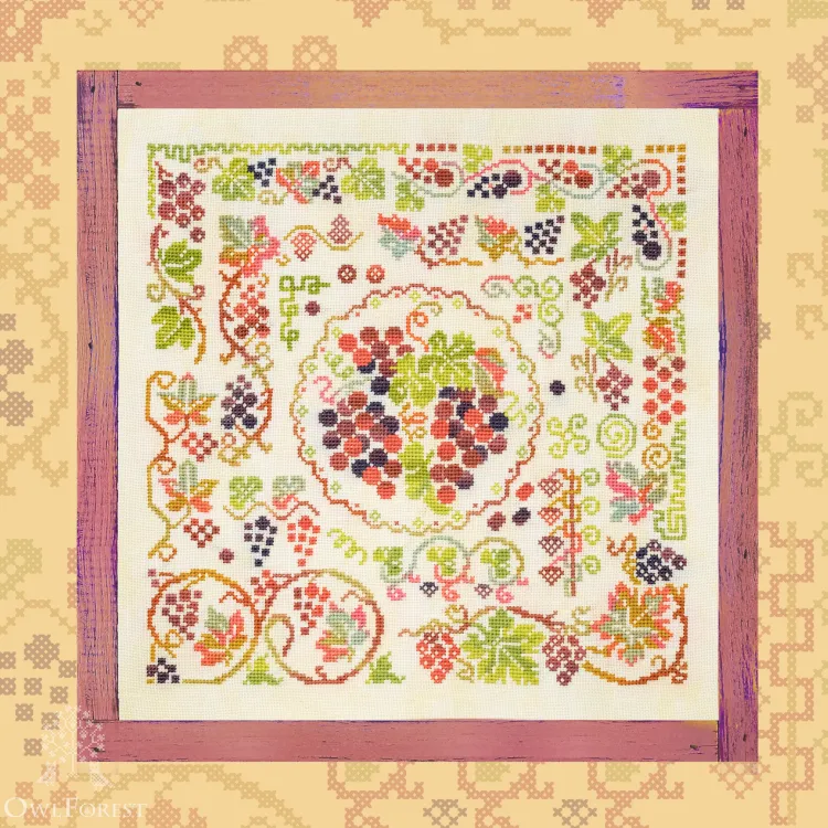 Набор для вышивания «Виноградное лето» 