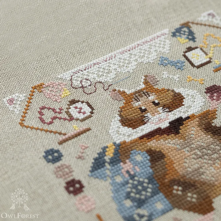 Схема для вышивания «Хозяйственный Хомяк»