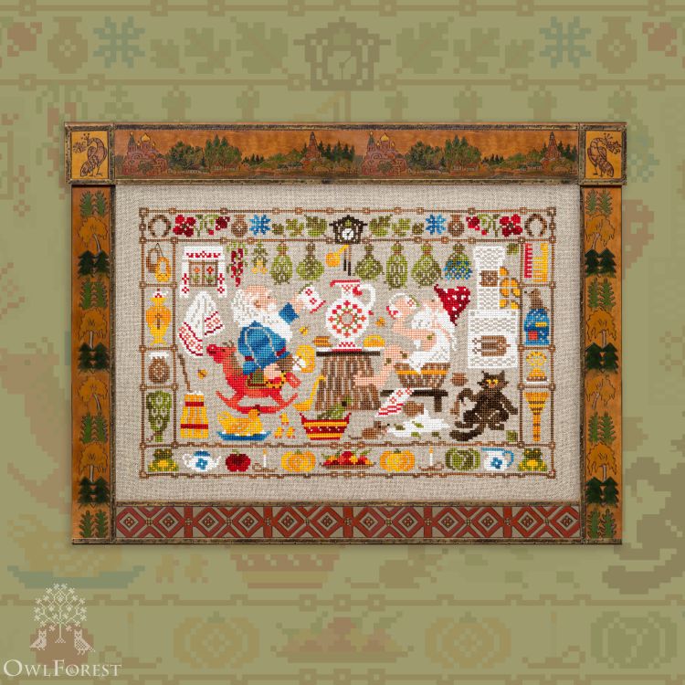 Схема для вышивания «В гостях у Банника»