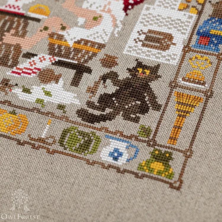 Схема для вышивания «В гостях у Банника»