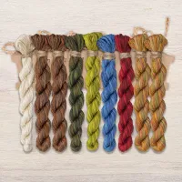 Набор ниток OwlForest для схемы «Жабье лето» (DMC)