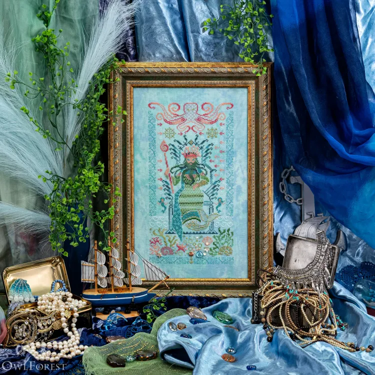 Схема для вышивания «Морской царь»