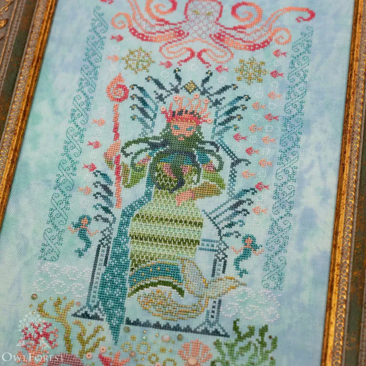 Схема для вышивания «Морской царь»