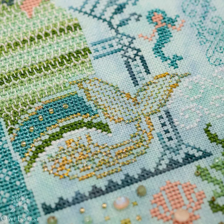 Схема для вышивания «Морской царь»