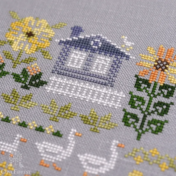 Электронная схема «Гуси и подсолнухи»