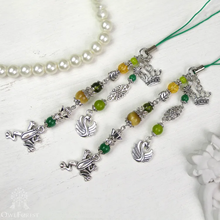 Маячок для ножниц «Лягушки-царевны» цвет фурнитуры серебро