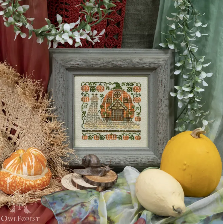 Набор для вышивания «Улиточные домики. Тыква» 