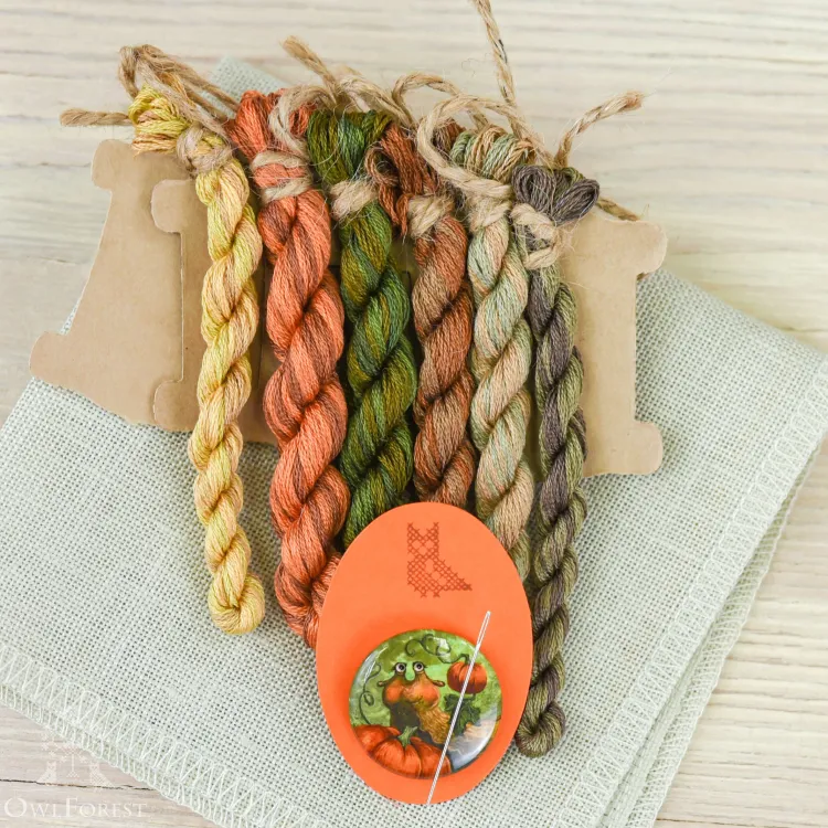 Набор для вышивания «Улиточные домики. Тыква» 