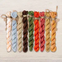 Набор ниток OwlForest для схемы «Маленький лесной народец. Поганочки» (ПНК)