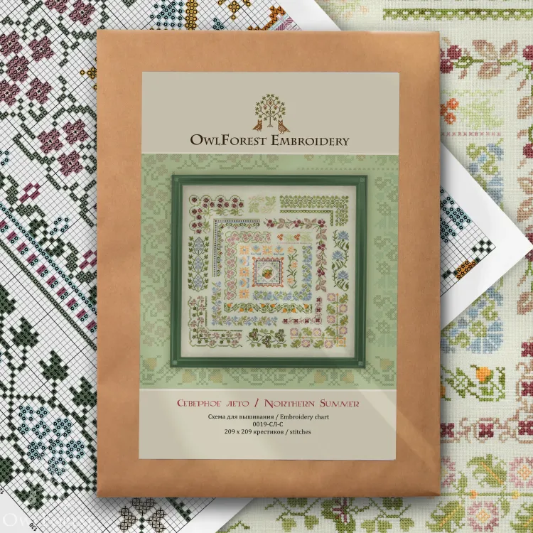 Схема для вышивания «Северное лето»