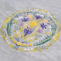 Схема для вышивания «Крокусы»