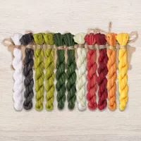 Набор ниток OwlForest для схемы «Арбузная азбука» с латинскими буквами (DMC)