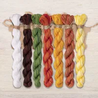 Набор ниток OwlForest для схемы «Весенний звон» (DMC)