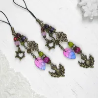 Маячок для ножниц «Чертополох» цвет фурнитуры бронза