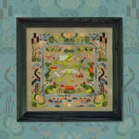 Схема для вышивания «Маленький лесной народец. Лягушечка» 