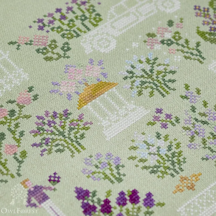 Электронная схема «Свидание в сиреневом саду»