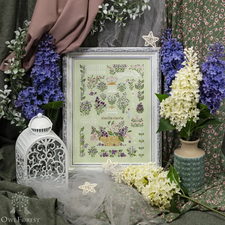 Электронная схема «Свидание в сиреневом саду»