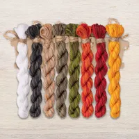 Набор ниток OwlForest для схемы «Портрет Садовницы» (DMC)