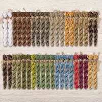 Набор ниток OwlForest для схемы «Карта Зачарованных земель» (DMC)