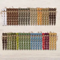 Набор ниток OwlForest для схемы «Карта Зачарованных земель» (DMC)