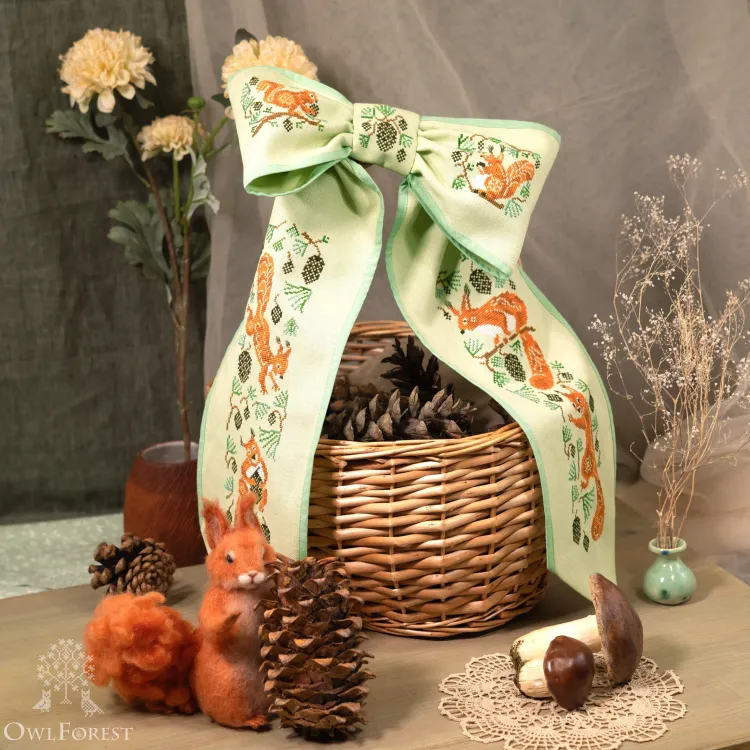 Схема для вышивания «Бант Сосновый»