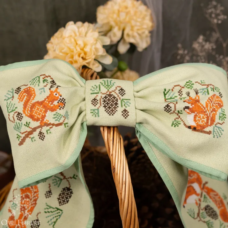 Схема для вышивания «Бант Сосновый»