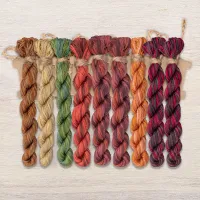 Набор ниток OwlForest для схемы «Древо познания» (DMC)