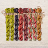 Набор ниток OwlForest для схемы «Виноградное  лето» (DMC)