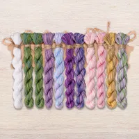 Набор ниток OwlForest для схемы «Свидание в сиреневом саду» (DMC)